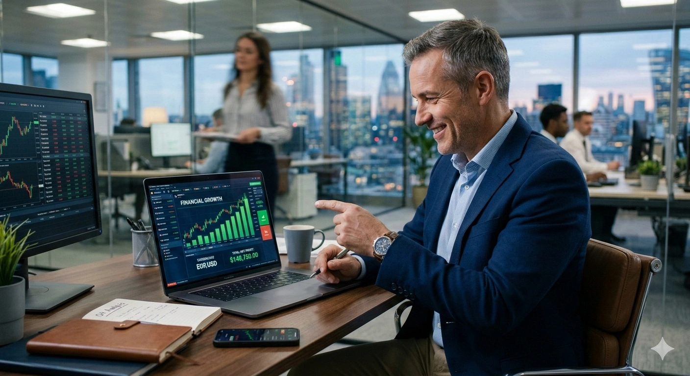 managed forex account investment growth results