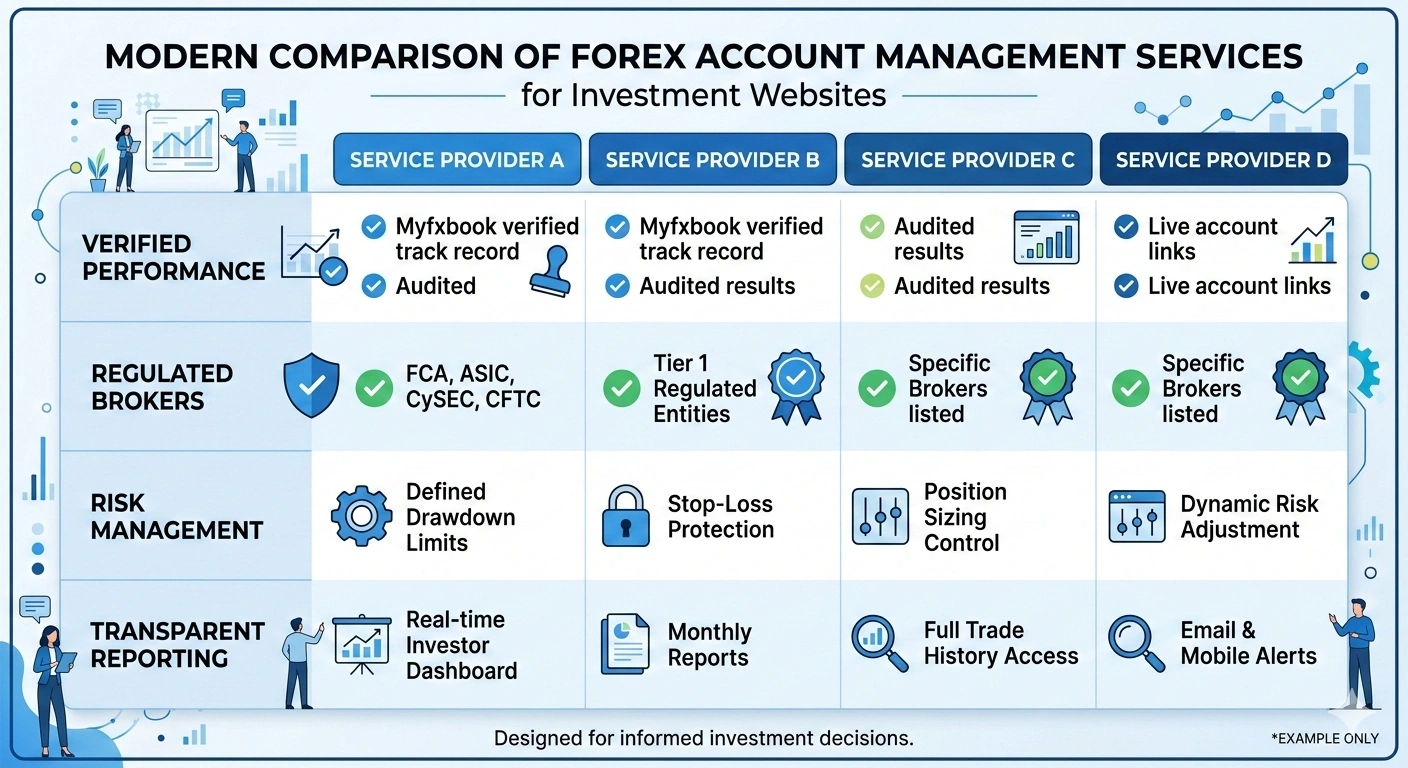 top forex account management services comparison